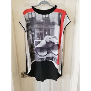 Forever 21 Hello Kitty High-Low Shirt